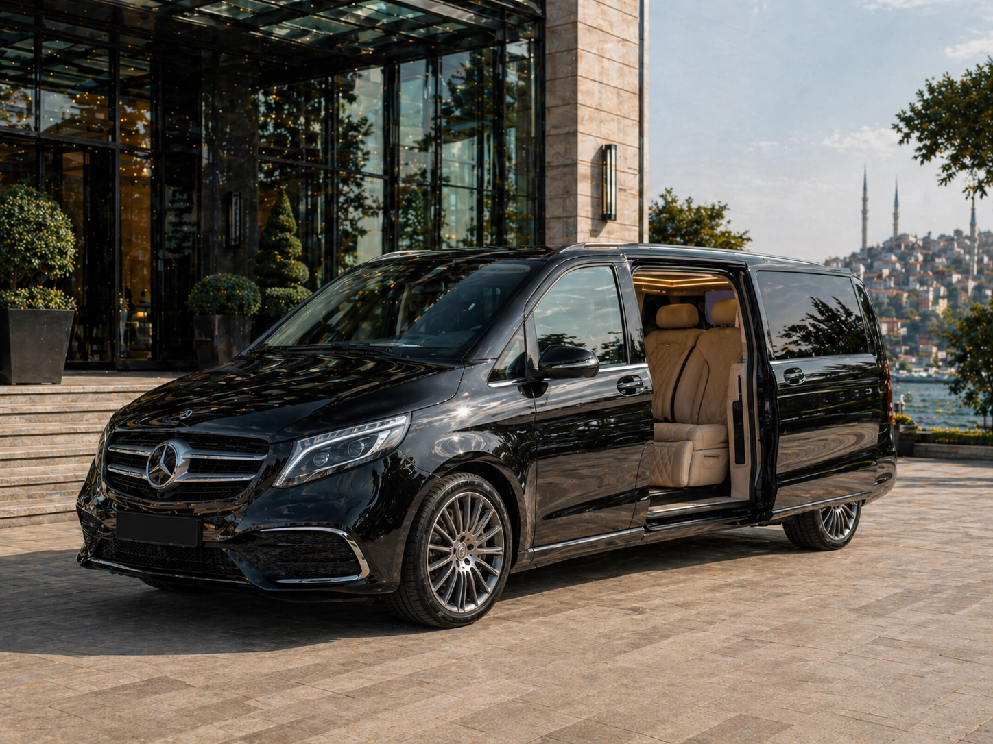 İstanbul şoförlü Mercedes V-Class VIP minibüs kiralama – VipCar Rentals
